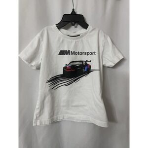 BMW T-shirt Motorsport white‎ with M8 GTE logo, kids size 116  US 4      E72